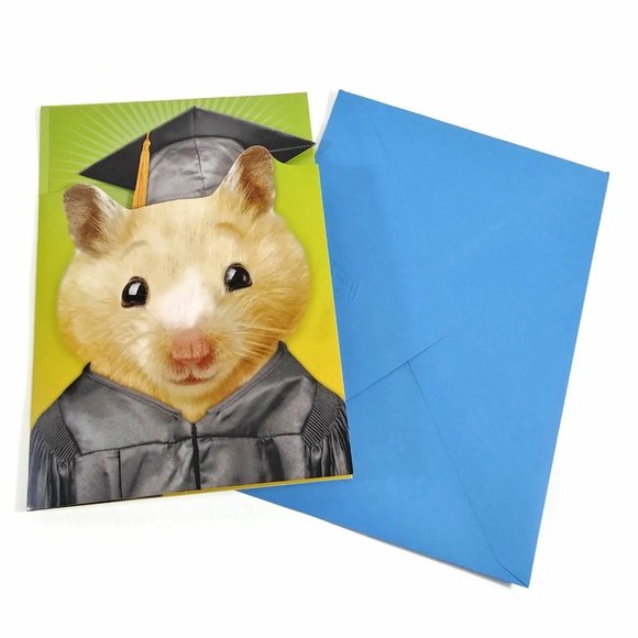 Graduation Grad Greeting Card Musical Music Sound 3D Pop-Up Congregations Gift - Picture 1 of 5